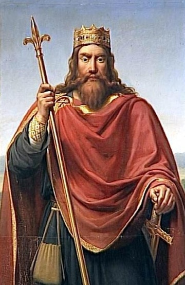 Clovis I (de Grote) der Merovingen Koning der Franken